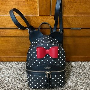 Kate Spade + Disney Minnie Mouse backpack, New.